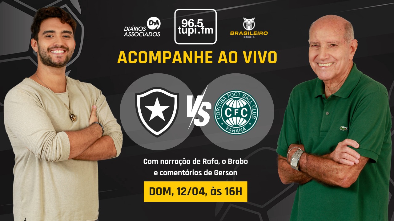 Botafogo x Coritiba ao vivo