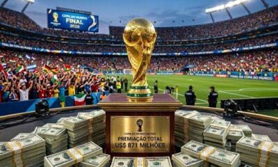 Copa do Mundo FIFA 2026 distribuirá US$ 871 milhões, com campeão levando US$ 51 milhões