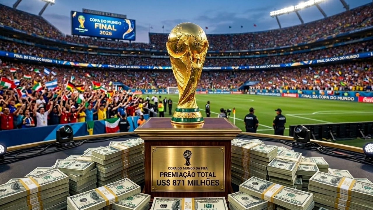 Copa do Mundo FIFA 2026 distribuirá US$ 871 milhões, com campeão levando US$ 51 milhões