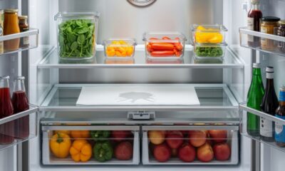 Eu coloquei apenas uma folha de papel toalha na geladeira, mas o ar da casa mudou num instante