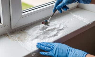 Aplique bicarbonato de sódio e filme plástico nas guias das janelas: por que recomendam e para que serve