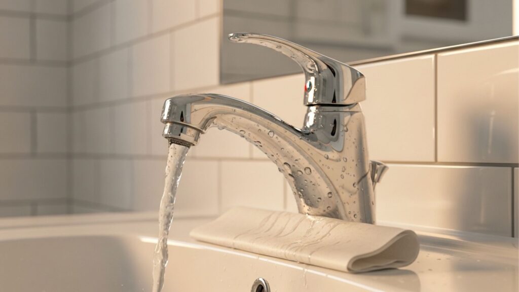 Ele leva papel manteiga para o banheiro e, alguns minutos depois, um incômodo constante é resolvido