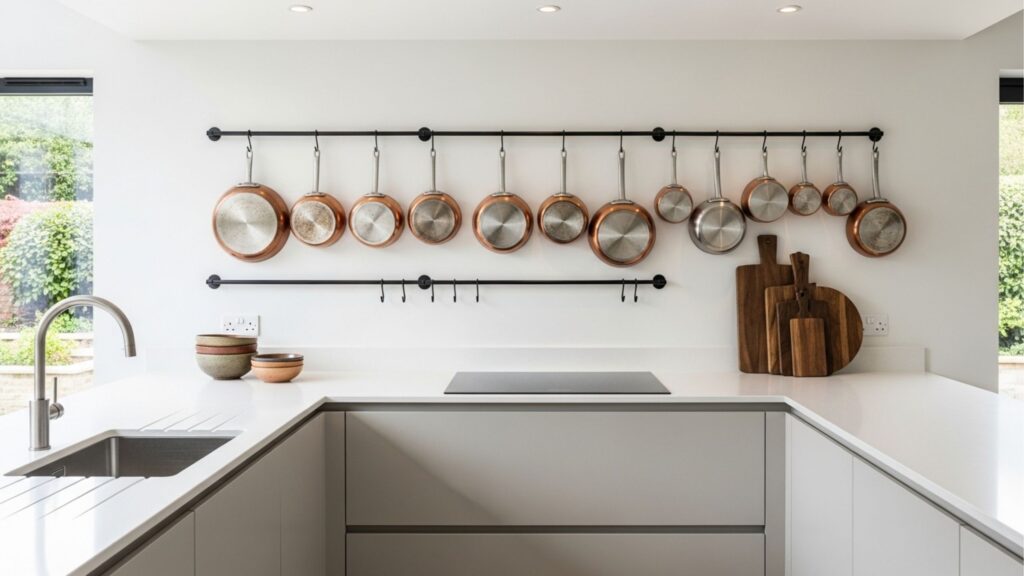 Panelas empilhadas embaixo da bancada estão fora de moda: a nova tendência é mais prática e elegante para a sua cozinha