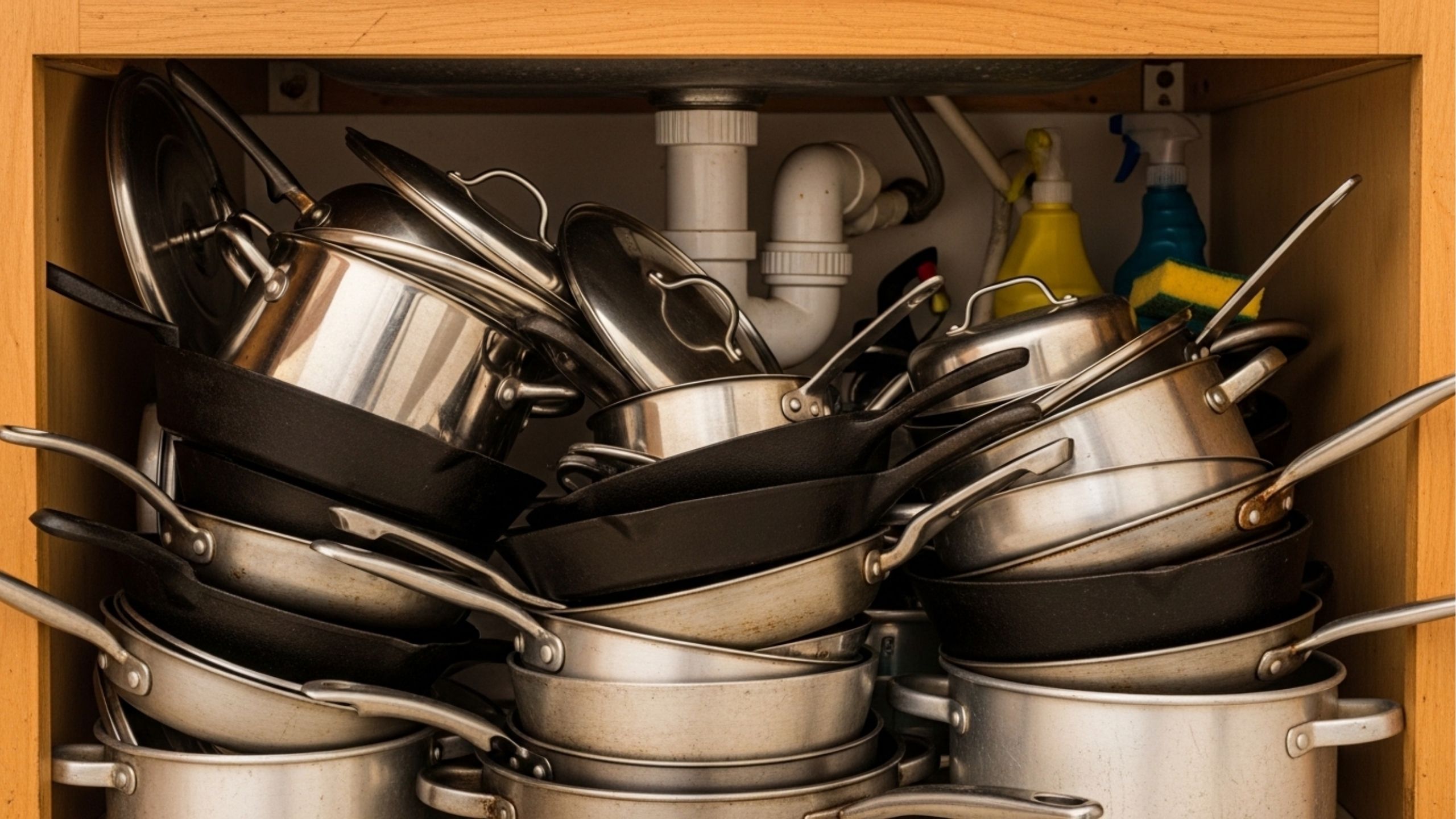 Panelas empilhadas embaixo da bancada estão fora de moda: a nova tendência é mais prática e elegante para a sua cozinha