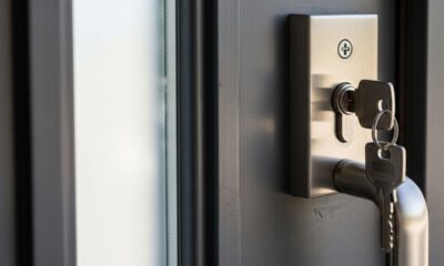 Nunca deixe a chave na fechadura pelo lado de dentro durante a noite, é muito perigoso