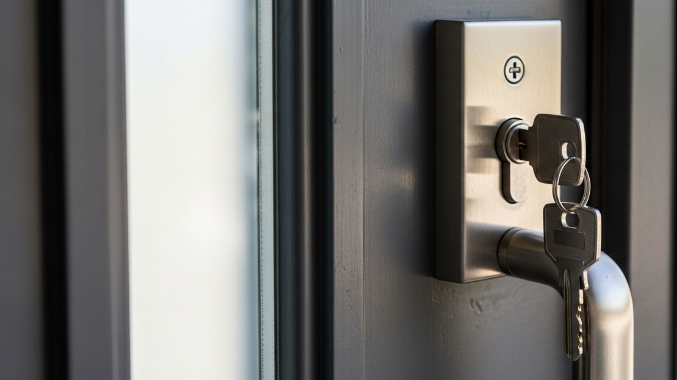 Nunca deixe a chave na fechadura pelo lado de dentro durante a noite, é muito perigoso