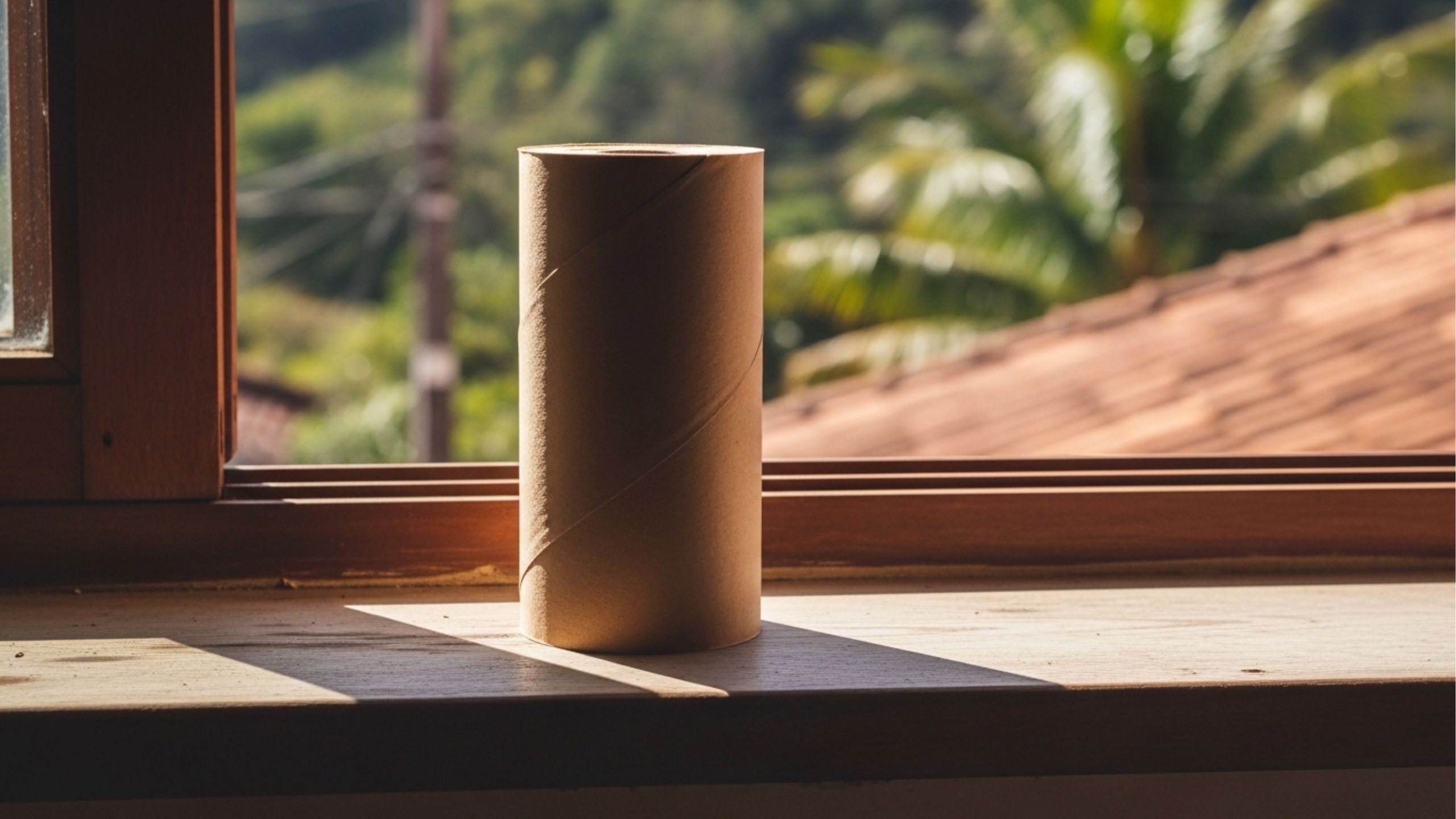 "Não jogue fora os rolos de papel higiênico; use no parapeito da janela"... Depois que fiz isso, nunca mais me preocupei com sujeira nas janelas