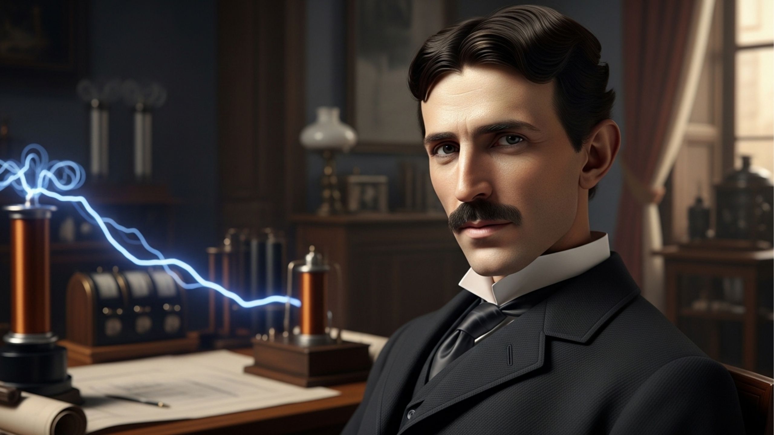 Nikola Tesla, inventor visionário: “A solidão é o segredo da invenção — é quando as ideias nascem”