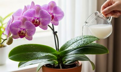 As orquídeas florescerão exuberantemente se forem regadas com este ingrediente de cozinha uma vez por mês