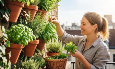 Como montar uma horta vertical em casa e cultivar alimentos frescos mesmo com pouco espaço