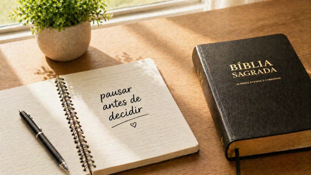 Uma mensagem bíblica que pode mudar sua forma de encarar o dia e trazer mais paz nas decisões