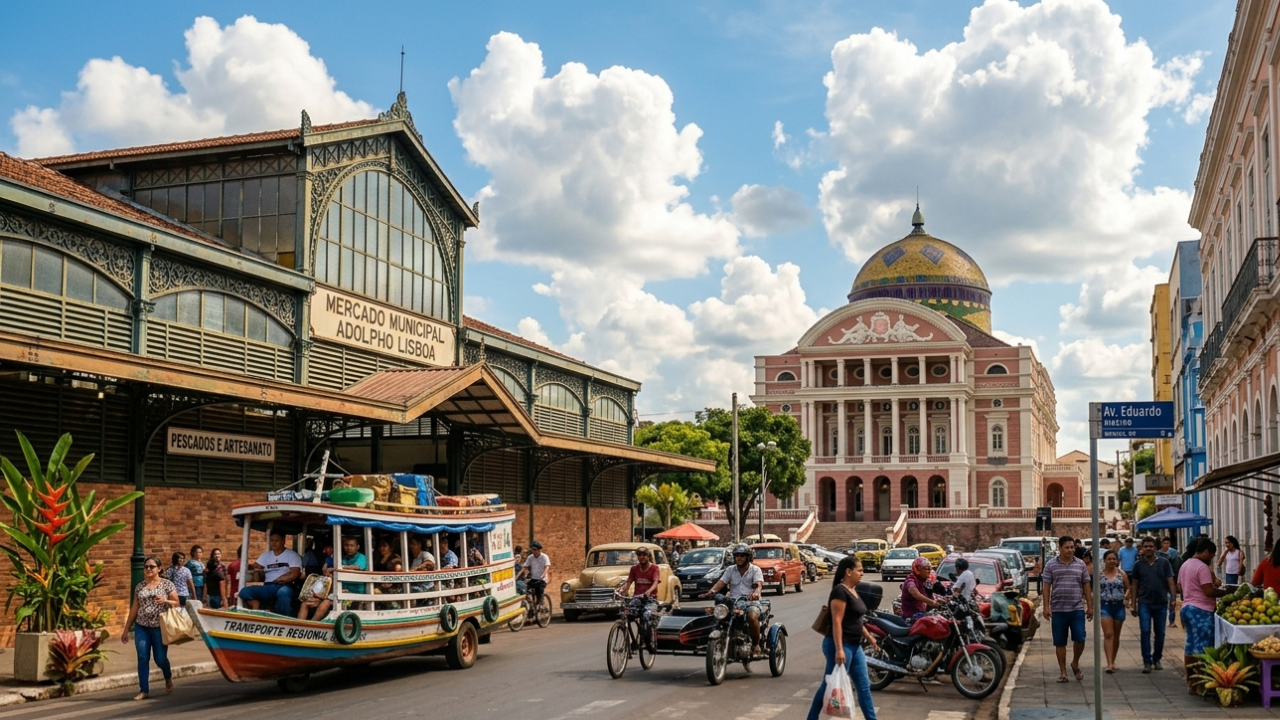 No meio da maior floresta do mundo, uma metrópole de 2,3 milhões de habitantes começa a atrair turistas