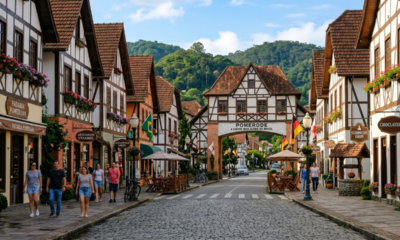 A "Pequena Alemanha" brasileira tem 50 casas centenárias sem um único prego e foi eleita pela ONU uma das melhores