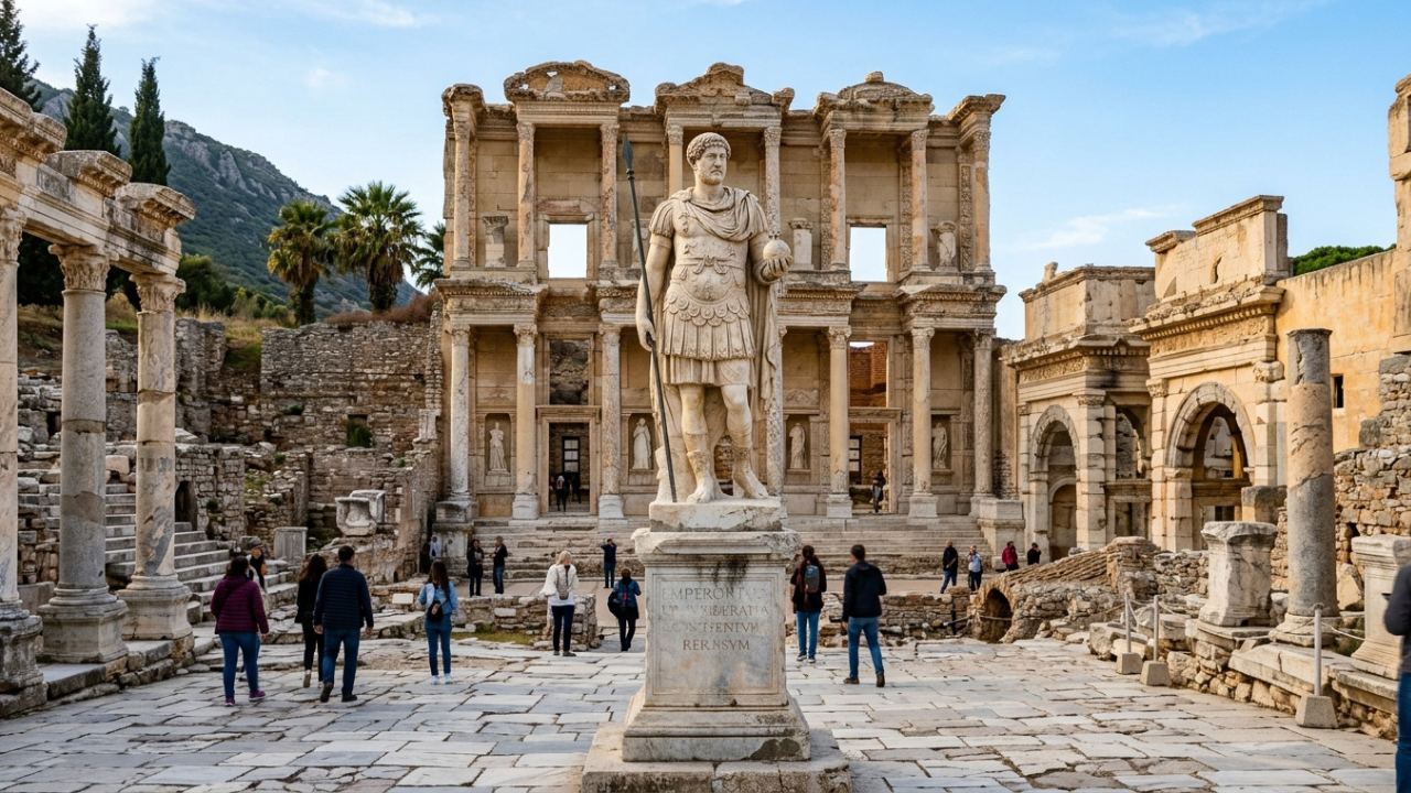 A metrópole do império romano preservada em 3 mil anos que recebe 2,5 milhões de visitantes todos anos