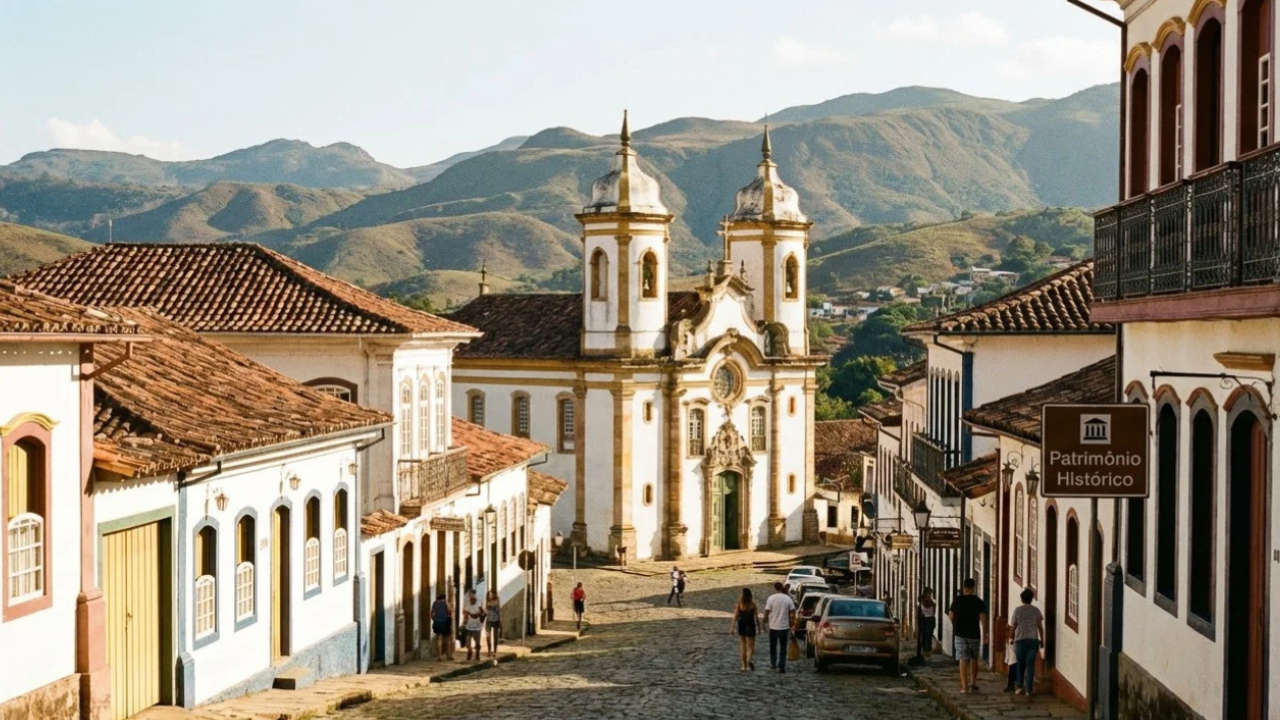 Cidade de Minas Gerais ganhou nome inspirado na vizinha e encanta com sua história e patrimônio