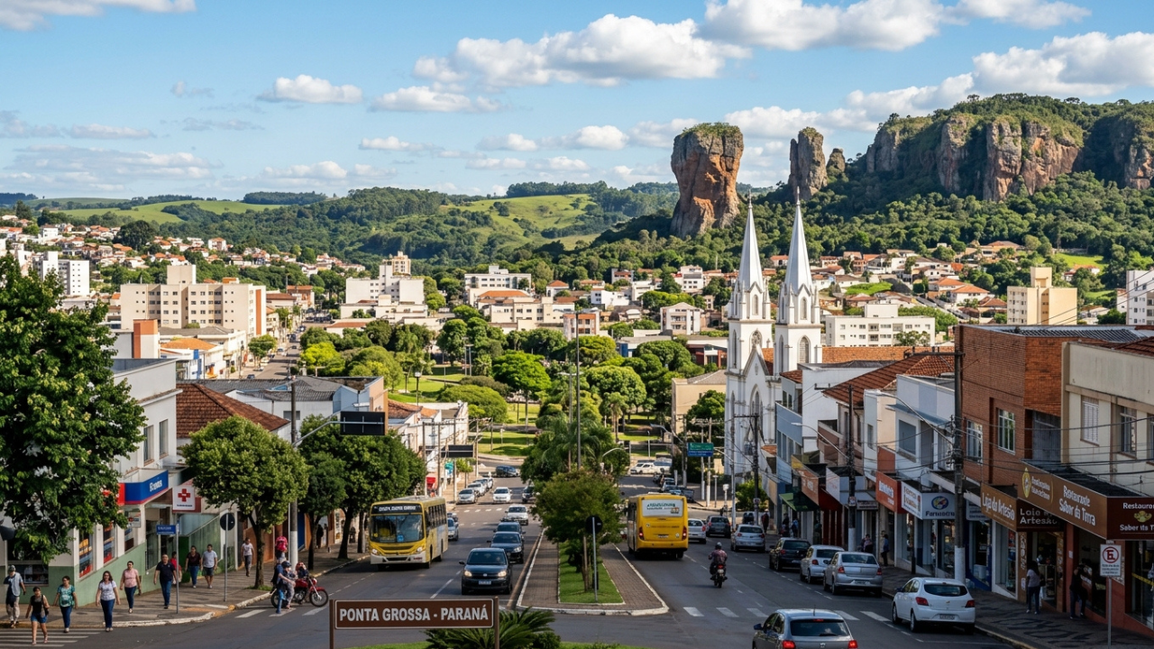 A "Princesa dos Campos Gerais" encanta com qualidade de vida e rochas de 400 milhões de anos a 120 km de Curitiba