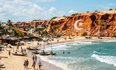 A vila do Nordeste que chamou atenção do mundo com suas falésias vermelhas e filmes franceses