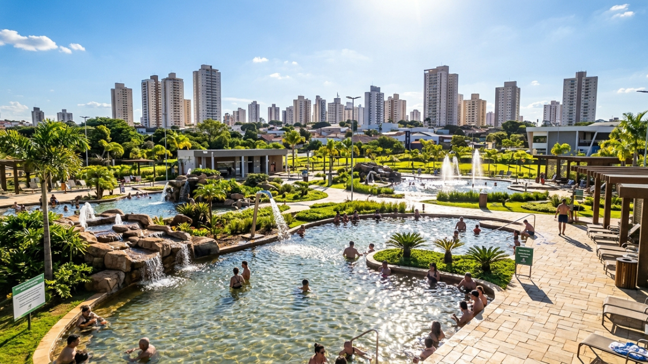No interior de São Paulo, esse lugar gabaritou pelo alto padrão de qualidade de vida e encanta com águas termais brotando no meio