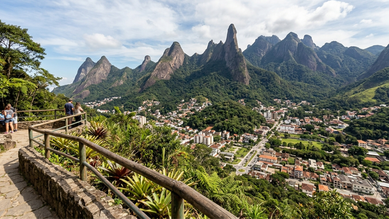 A Capital Nacional do Montanhismo encanta com o Dedo de Deus e a maior rede de trilhas do Brasil, a 90 km do Rio