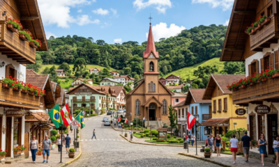Uma pequena Europa em Santa Catarina está conquistando quem sonha em viajar para fora pela cultura, arquitetura e história