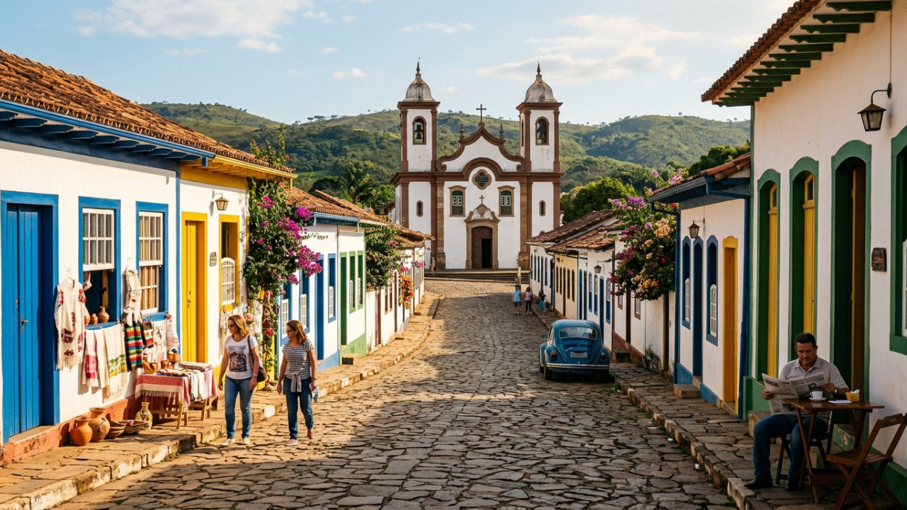 Uma cidade de Goiás com ruas de pedra históricas chama atenção com mais de 80 cachoeiras e três séculos de história