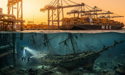 Um navio fantasma de 1893 está escondido sob o porto de uma das cidades mais ricas de Santa Catarina