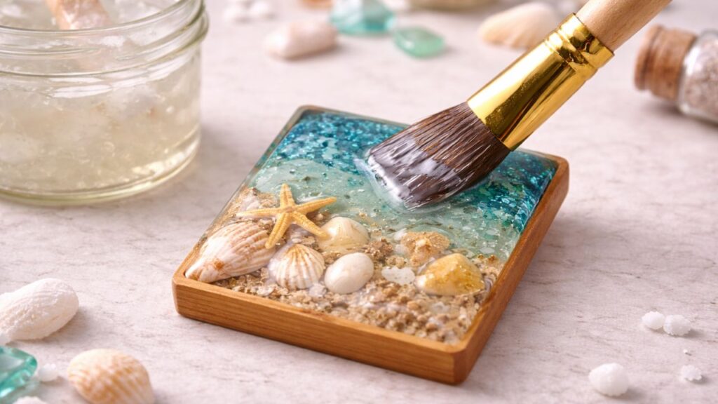 Como fazer resina caseira com método simples e acessível para usar em projetos criativos