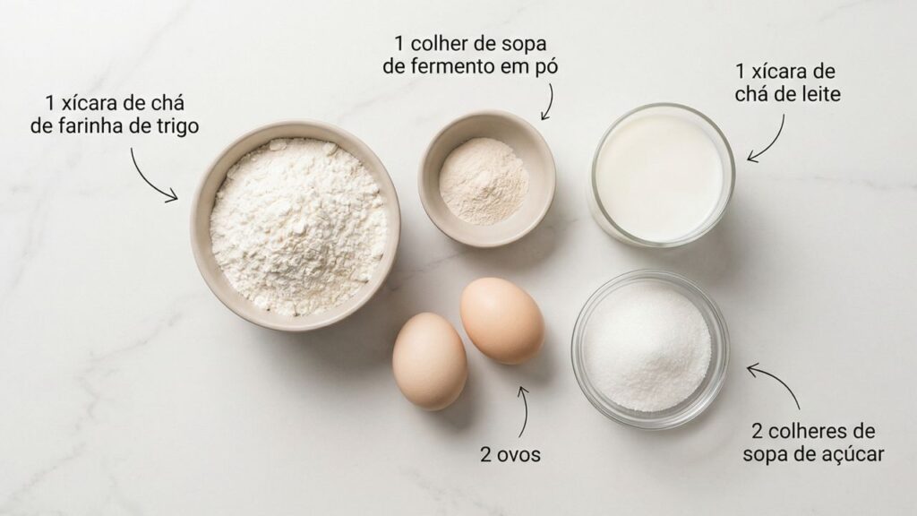 Esse bolo de frigideira leva poucos ingredientes e fica perfeito para um café mais caprichado