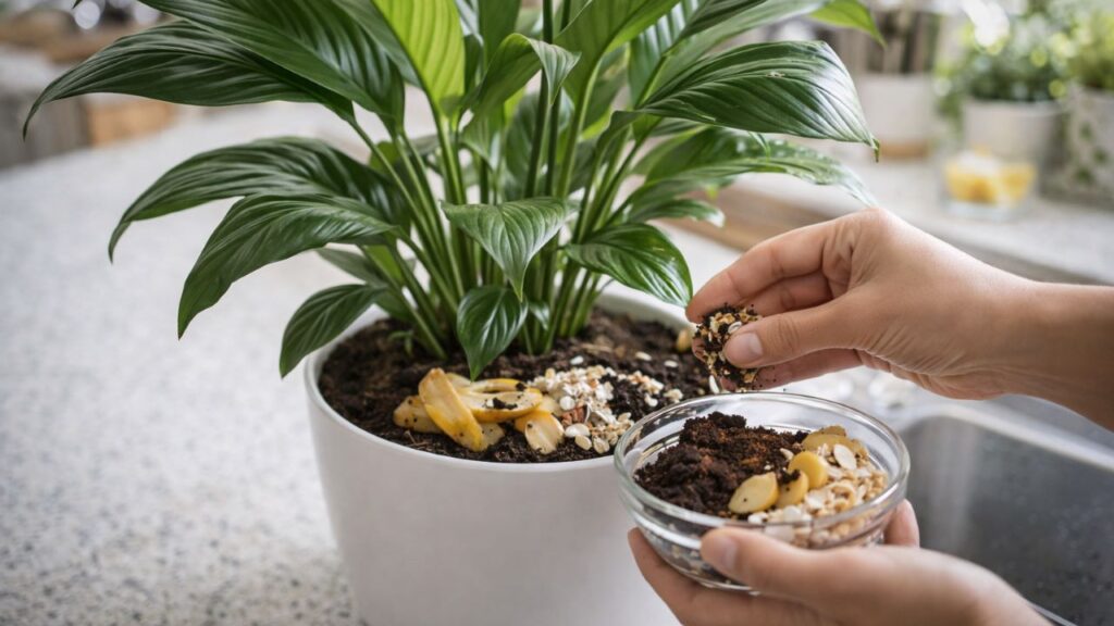 Seu lírio-da-paz vai dobrar de tamanho quando você começar a usar esse adubo caseiro