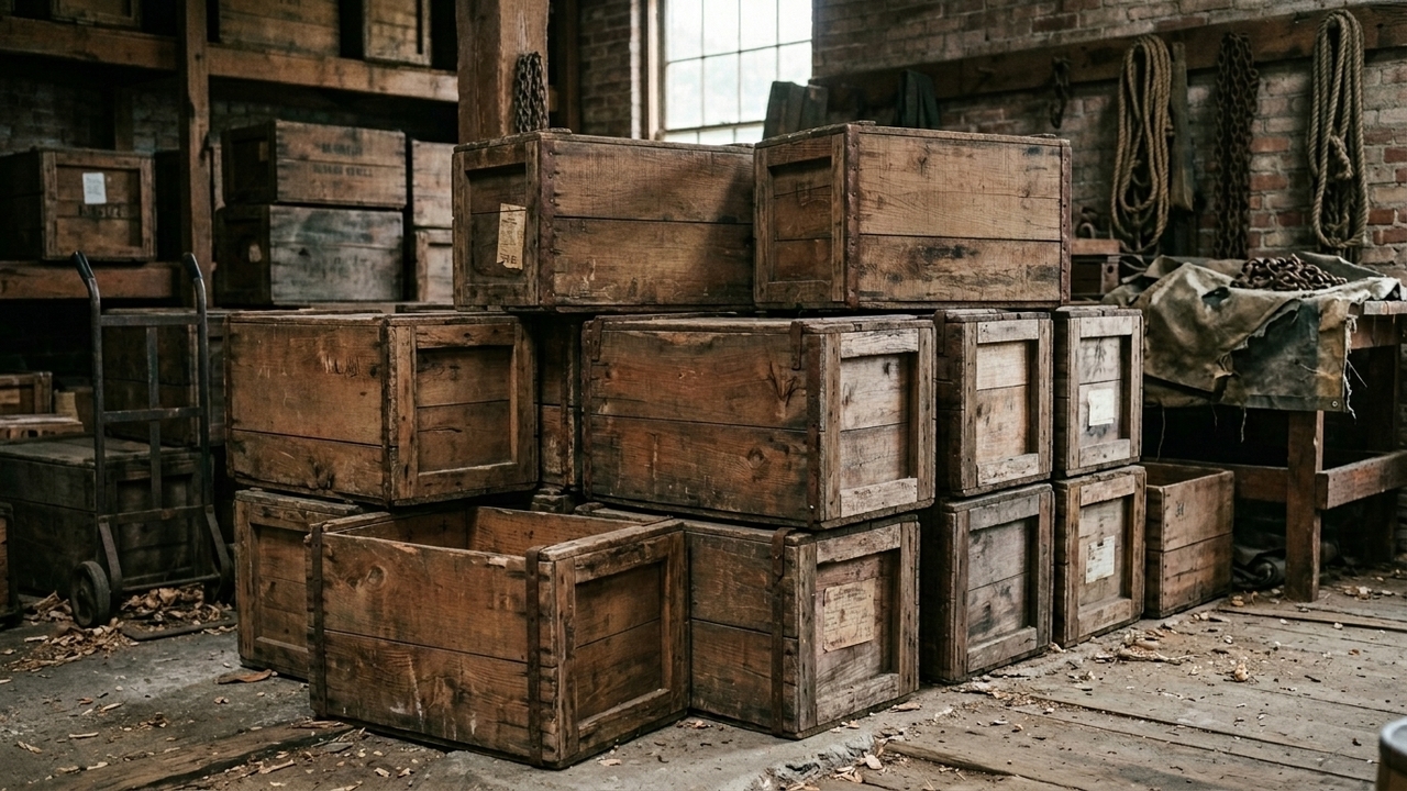 Se você tem caixotes de madeira antigos, possui um tesouro: 5 ideias para reutilizá-las em casa