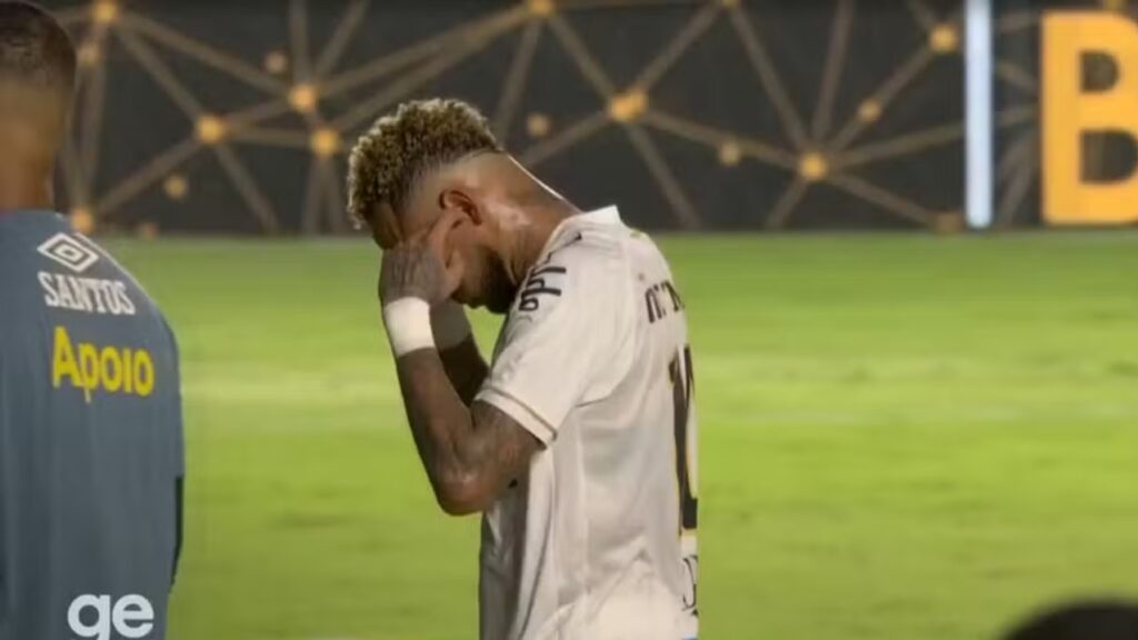 Neymar protagoniza polêmica nas redes sociais após derrota do Santos por 3 a 2