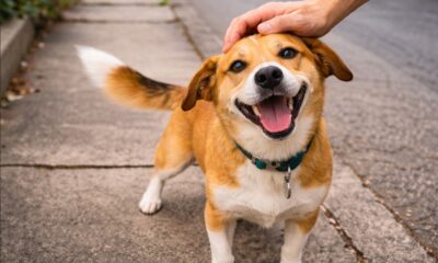 Cachorro que vivia escondido passa a amar o quintal após mudança