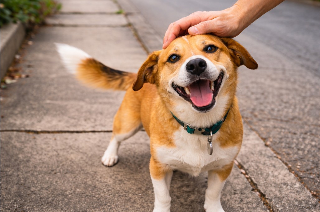 Cachorro que vivia escondido passa a amar o quintal após mudança