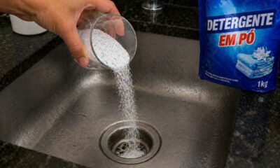 Despeje um copo na pia à noite, e pela manhã, o cano estará desentupido sem uso de produtos químicos ou encanador