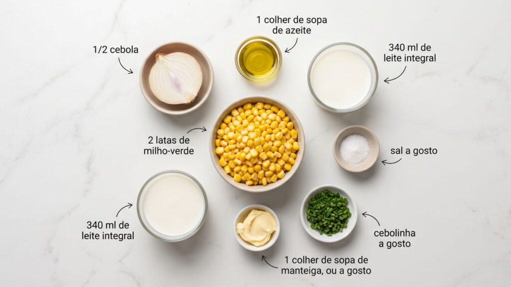 Com poucos ingredientes, esse creme de milho entrega cremosidade, praticidade e um toque caseiro que muda tudo