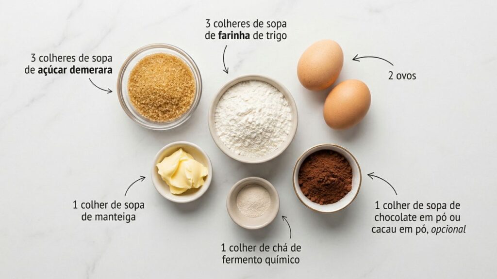 Misture farinha, açúcar, ovos e manteiga e faça um cupcake na airfryer fofinho e delicioso