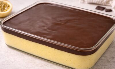 Mousse de maracujá perfeita com chocolate com preparo fácil e resultado de sobremesa profissional