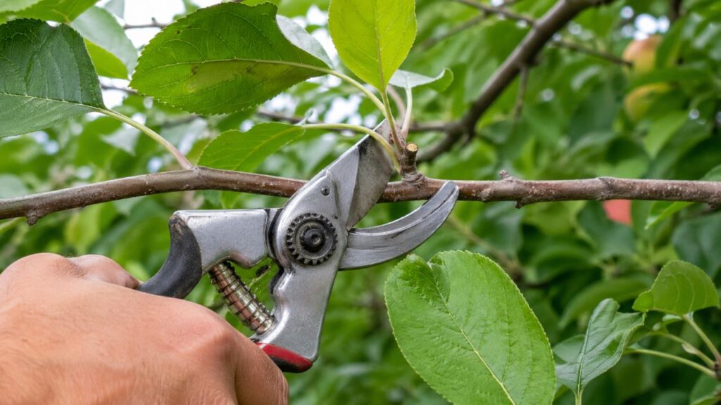 Como podar frutífera do jeito certo para ela carregar de frutos e crescer mais saudável
