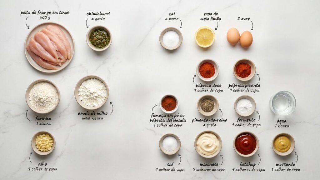 Misture alho, limão e pápricas e prepare um frango crocante bem temperado com um molho digno de elogios