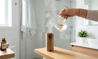 Banheiro com cheiro de hotel 5 estrelas, sem produtos químicos, de forma fácil, rápida e barata: basta despejar água quente sobre o papel higiênico