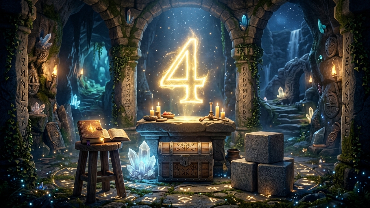 O número 4 na numerologia revela estabilidade e segurança construídas com o tempo