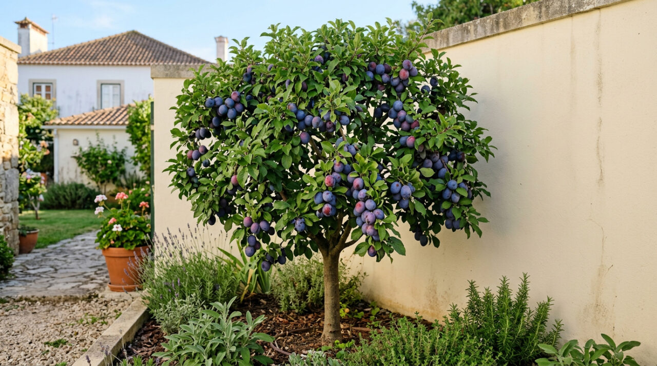 A árvore frutífera perfeita para plantar em casa, com raízes que não levantam o piso e enche o quintal de frutas