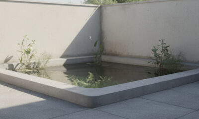 Esse canto esquecido do pátio virou um aquário artesanal cheio de charme e criatividade