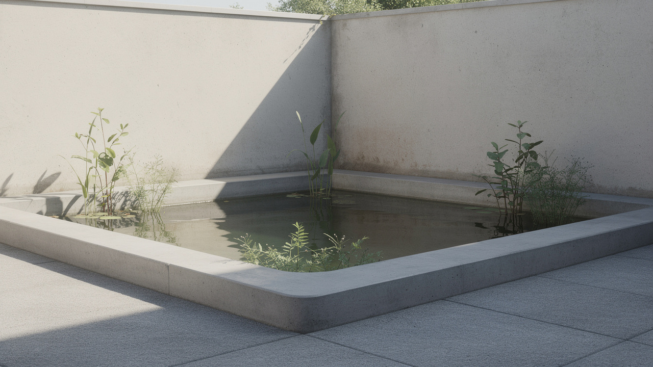 Esse canto esquecido do pátio virou um aquário artesanal cheio de charme e criatividade