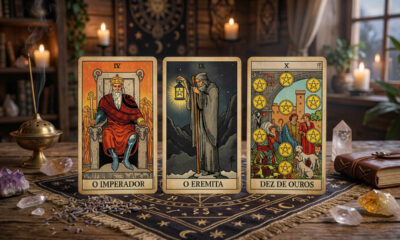 Cartas do tarot que indicam crescimento lento, seguro e construído com consistência