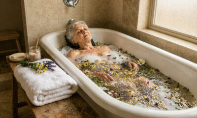 Como o banho aromático com ervas ajuda idosos a alcançarem um relaxamento profundo e real