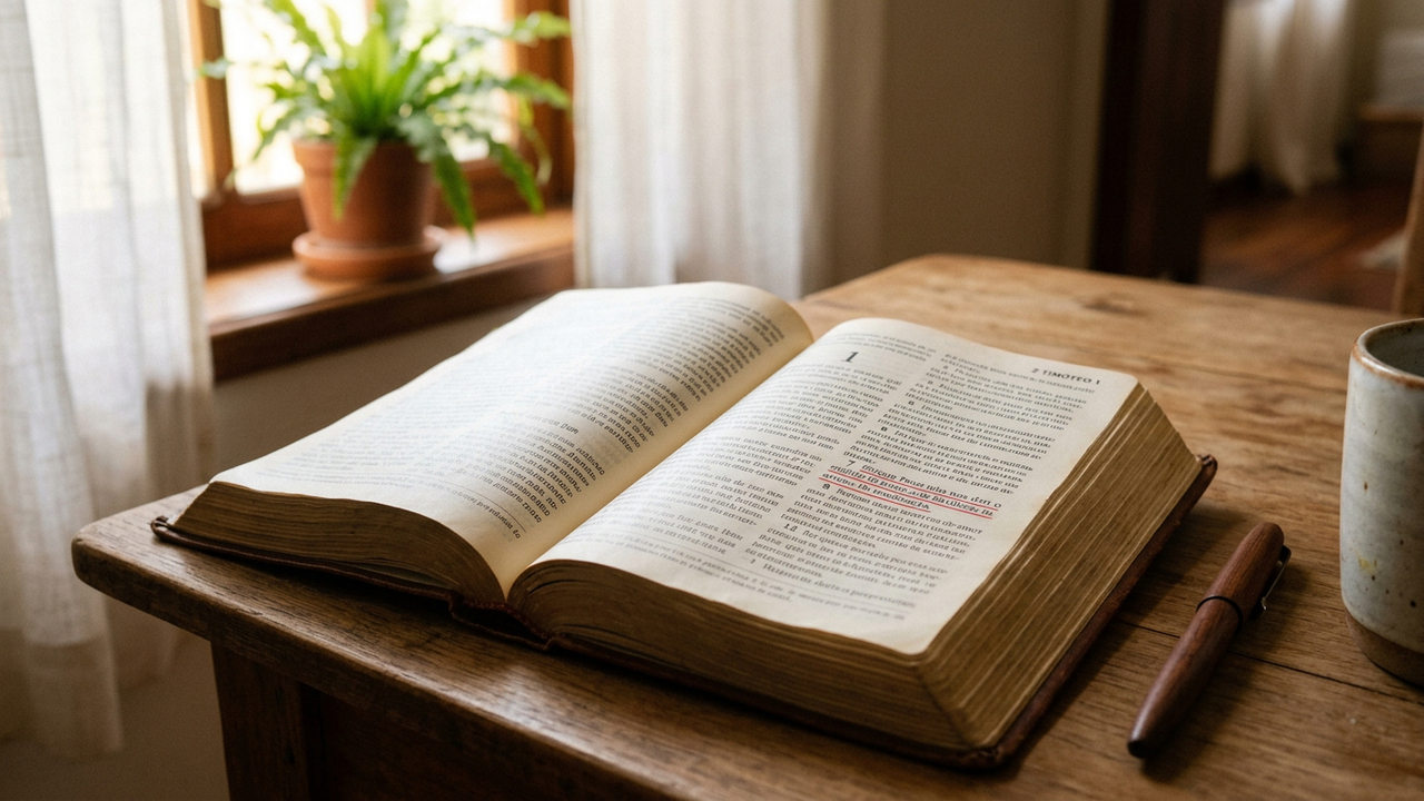 2 Timóteo 1:7: “Porque Deus não nos deu espírito de covardia, mas de poder, amor e equilíbrio”