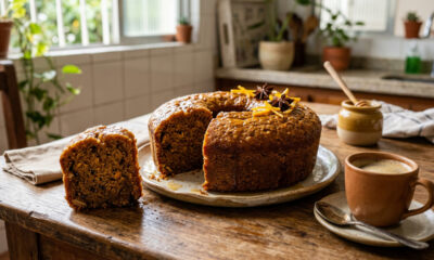 Esse bolo de mel leva poucos ingredientes e é perfeito para quem ama bolo caseiro