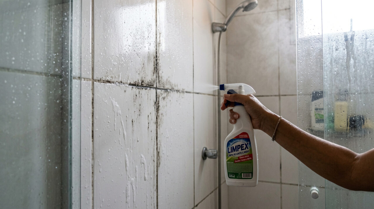 Experimente usar 'esta água' em vez de água sanitária na limpeza do banheiro mofado… você vai se agradecer depois