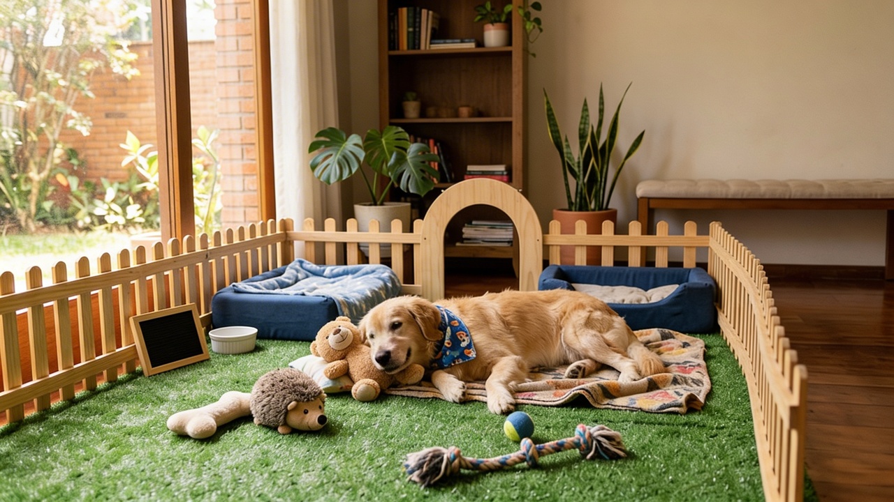 Esse cão ferido não pode mais andar até o parque, então sua dona trouxe o parque até ele